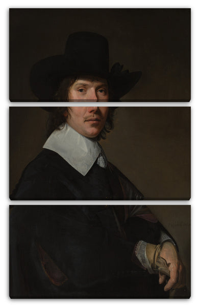 Leinwandbild Johannes Verspronck - Portrait eines Mannes
