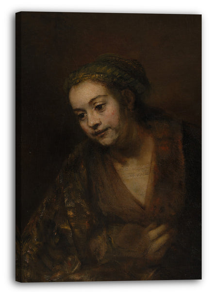 Leinwandbild Rembrandt - Hendrickje Stoffels (1626-1663)