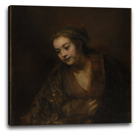 Leinwandbild Rembrandt - Hendrickje Stoffels (1626-1663)