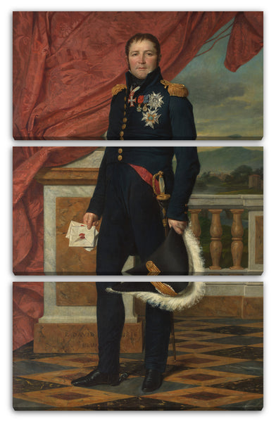 Leinwandbild Jacques Louis David - General Étienne-Maurice Gérard (1773-1852)