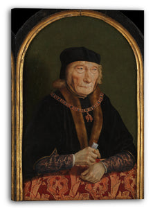 Leinwandbild Nordniederländischer Maler - Jan (1438-1516), erster Graf von Egmond; Gräfin von Egmond (Magdalena van Werdenburg, 1464-1538)