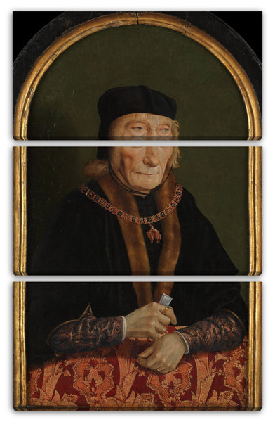 Leinwandbild Nordniederländischer Maler - Jan (1438-1516), erster Graf von Egmond; Gräfin von Egmond (Magdalena van Werdenburg, 1464-1538)