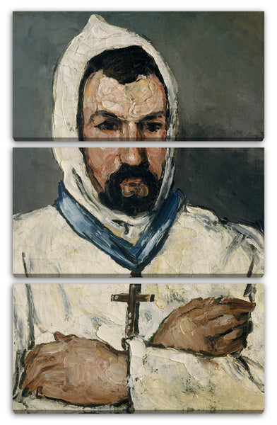 Leinwandbild Paul Cézanne - Antoine Dominique Sauveur Aubert (* 1817), der Onkel des Künstlers, als Mönch