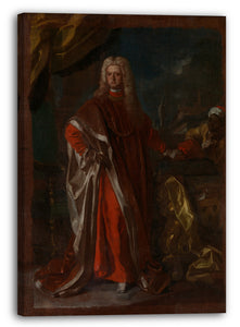 Leinwandbild Francesco Solimena - Diego Pignatelli d'Aragona (1687-1750) und ein versklavter afrikanischer Diener