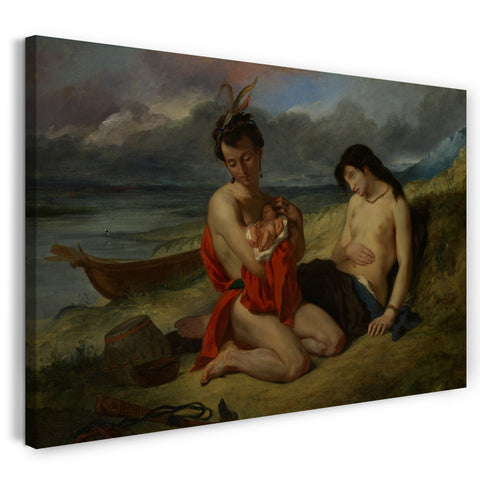Leinwandbild Eugène Delacroix - Der Natchez