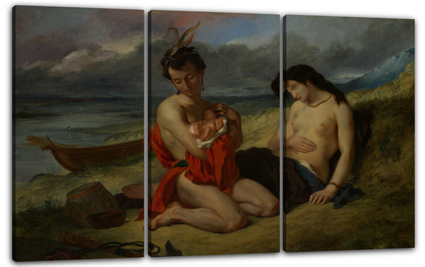 Leinwandbild Eugène Delacroix - Der Natchez