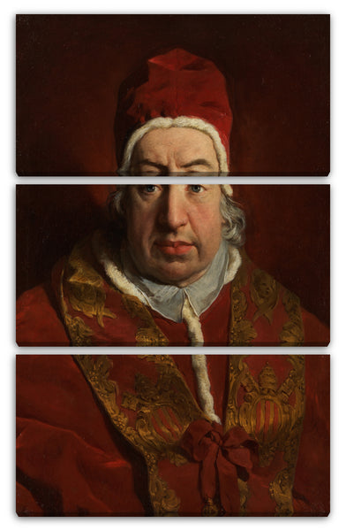 Leinwandbild Pierre Hubert Subleyras - Papst Benedikt XIV. (Prospero Lambertini, 1675-1758)