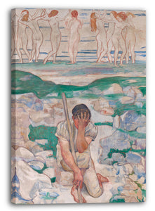 Leinwandbild Ferdinand Hodler - Der Traum des Hirten