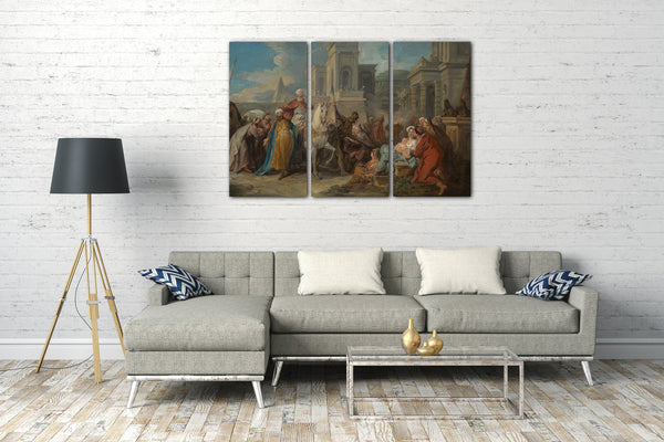 Leinwandbild Jean François de Troy - Der Triumph von Mordechai