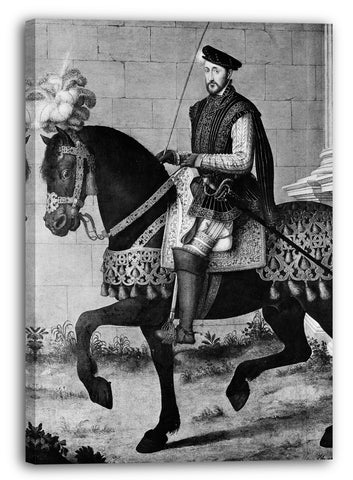 Leinwandbild Werkstatt von François Clouet - Heinrich II. (1519-1559), König von Frankreich
