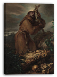 Leinwandbild Giovanni Benedetto Castiglione - Heiliger Franziskus in Ekstase