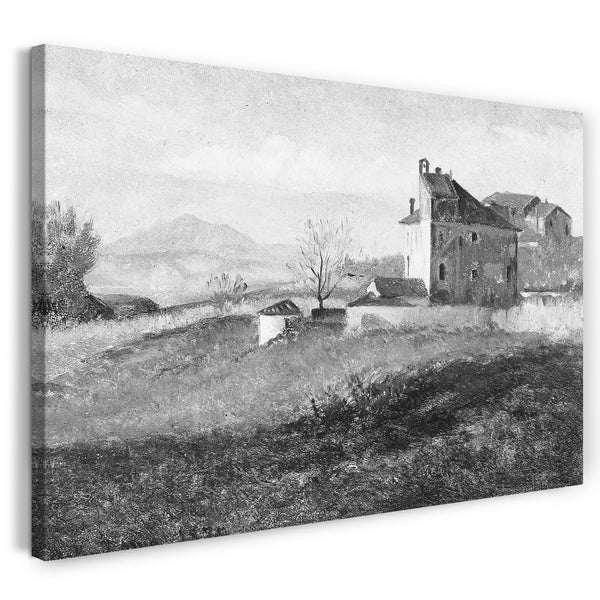 Leinwandbild George Henry Yewell - Kloster in der Nähe von Rom