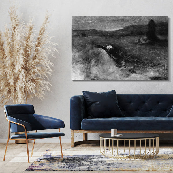 Leinwandbild Robert Loftin Newman - Hagar und Ismael