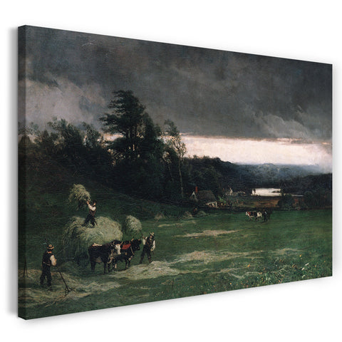 Leinwandbild William Keith - Nahender Sturm