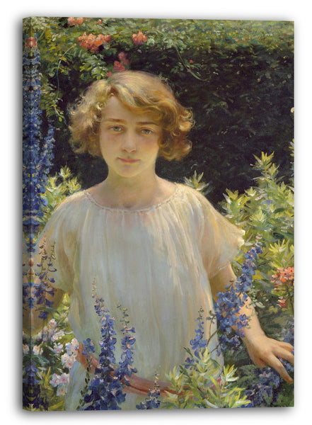 Leinwandbild Charles Courtney Curran - Betty Gallowhur (Betty Newell)