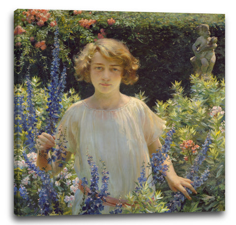 Leinwandbild Charles Courtney Curran - Betty Gallowhur (Betty Newell)