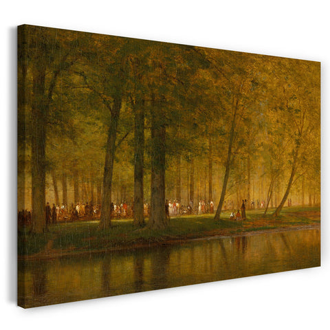 Leinwandbild Worthington Whittredge - Das Camp-Treffen