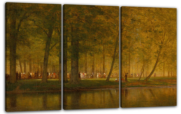 Leinwandbild Worthington Whittredge - Das Camp-Treffen