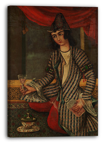Leinwandbild Gemälde - Portrait eines jungen Mannes