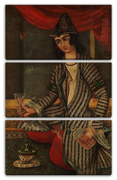 Leinwandbild Gemälde - Portrait eines jungen Mannes
