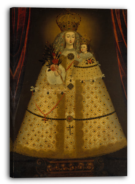 Leinwandbild Peruvian (Cuzco) Painter - Unsere Frau von Guápulo
