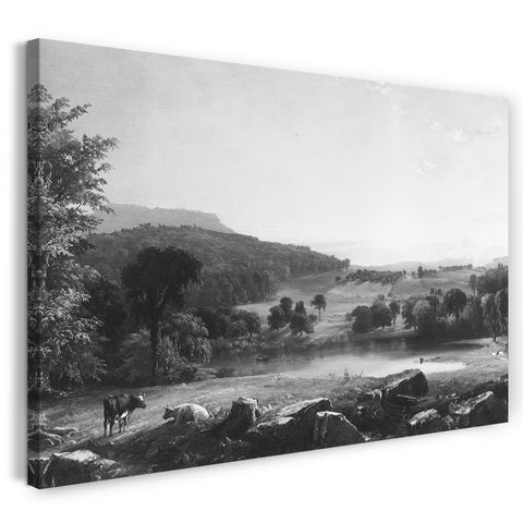 Leinwandbild Jasper Francis Cropsey - Ansicht nahe Sherburne, Chenango Grafschaft, New York