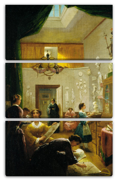 Leinwandbild Louis Lang - Frauen-Kunst-Unterricht
