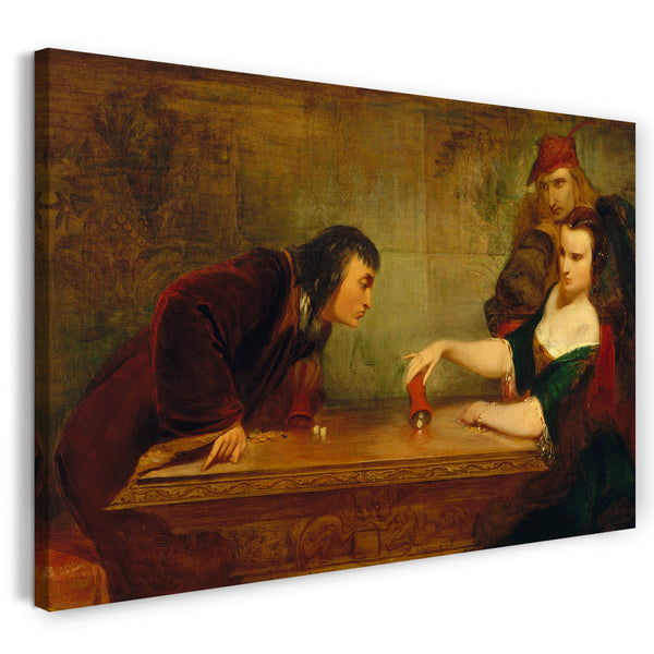 Leinwandbild Charles Robert Leslie - Der letzte Wurf