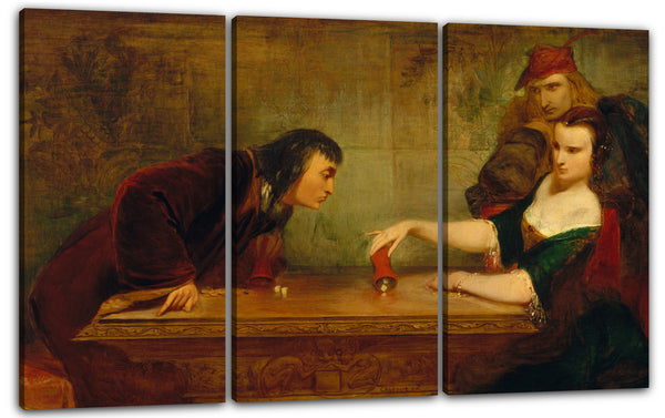 Leinwandbild Charles Robert Leslie - Der letzte Wurf