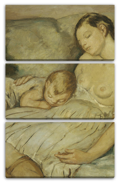 Leinwandbild Anne Goldthwaite - Das grüne Sofa