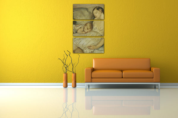 Leinwandbild Anne Goldthwaite - Das grüne Sofa
