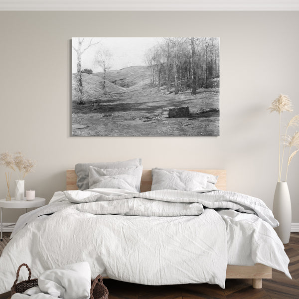 Leinwandbild Bruce Crane - Herbst-Hochland