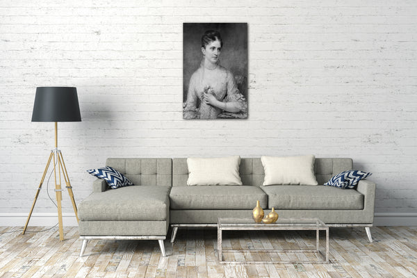 Leinwandbild Daniel Huntington - Frau Sylvester Dering