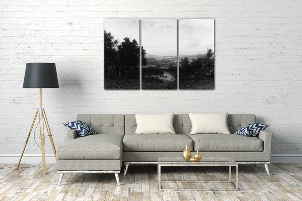 Leinwandbild Alexander H. Wyant - Landschaft in den Adirondacks