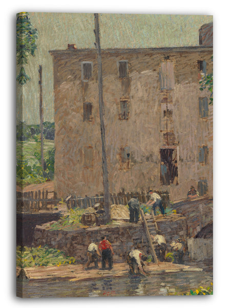 Leinwandbild Robert Spencer - Die Brücke reparieren