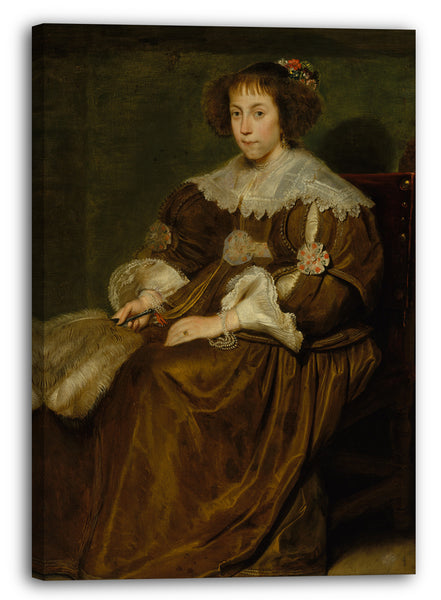 Leinwandbild Cornelis de Vos - Portrait einer jungen Frau