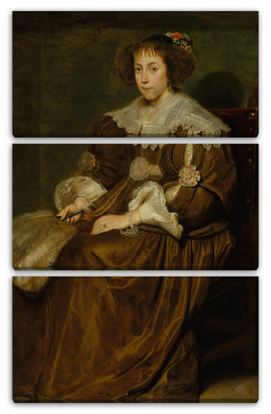 Leinwandbild Cornelis de Vos - Portrait einer jungen Frau