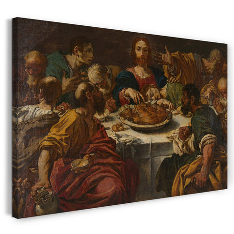 Leinwandbild Bartolomeo Schedoni - Das letzte Abendmahl