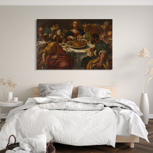 Leinwandbild Bartolomeo Schedoni - Das letzte Abendmahl