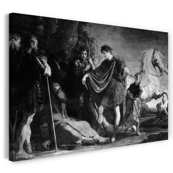 Leinwandbild Gaspar de Crayer - Das Treffen von Alexander dem Großen und Diogenes