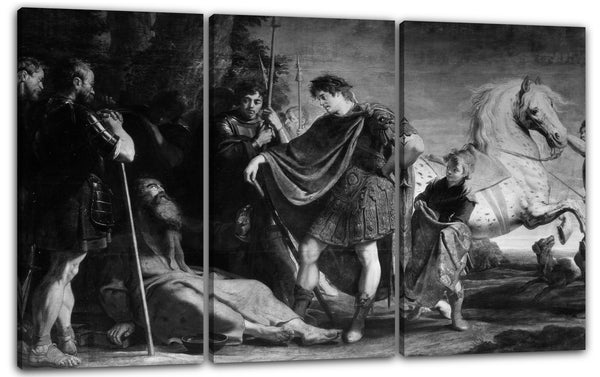 Leinwandbild Gaspar de Crayer - Das Treffen von Alexander dem Großen und Diogenes