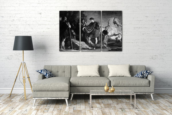 Leinwandbild Gaspar de Crayer - Das Treffen von Alexander dem Großen und Diogenes