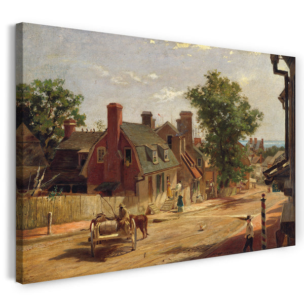 Leinwandbild Francis Blackwell Mayer - Altes Annapolis, Francis Street