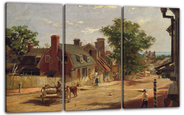 Leinwandbild Francis Blackwell Mayer - Altes Annapolis, Francis Street