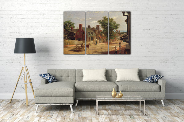 Leinwandbild Francis Blackwell Mayer - Altes Annapolis, Francis Street