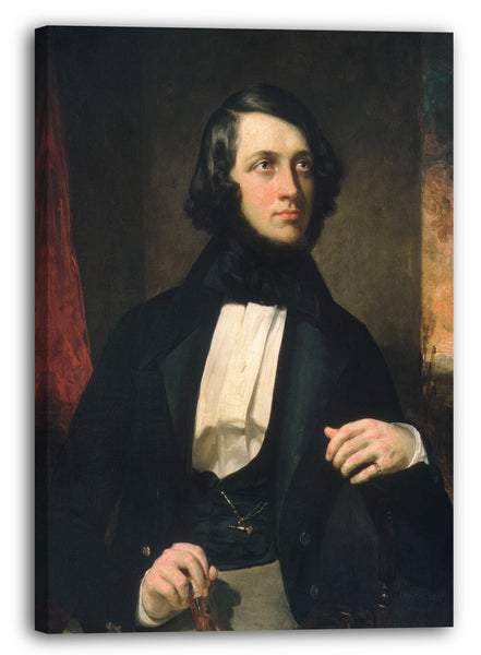 Leinwandbild George P. A. Healy - Alexander Van Rensselaer