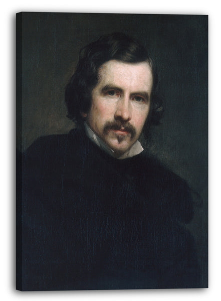 Leinwandbild George P. A. Healy - Porträt des Künstlers