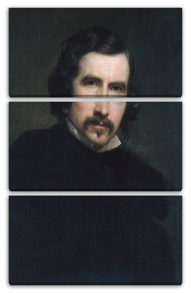 Leinwandbild George P. A. Healy - Porträt des Künstlers