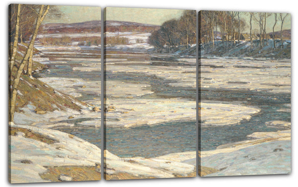 Leinwandbild George Gardner Symons - Ein opalisierender Fluss