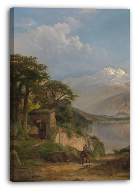 Leinwandbild Thomas Moran - Comer-See